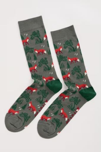 An image of the Seasalt Men's Bamboo Arty Socks