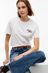 Script Crew Neck T-Shirt