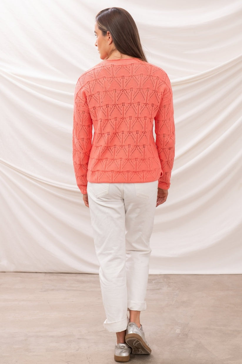 An image of the Lighthouse Eden Jumper (Pointelle knit)