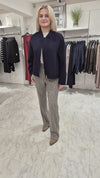 An image of the Marella Elodia Light Grey Long Trousers