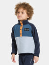 An image of the Didriksons Monte Kids Half Button Fleece