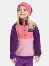 An image of the Didriksons Monte Kids Half Button Fleece