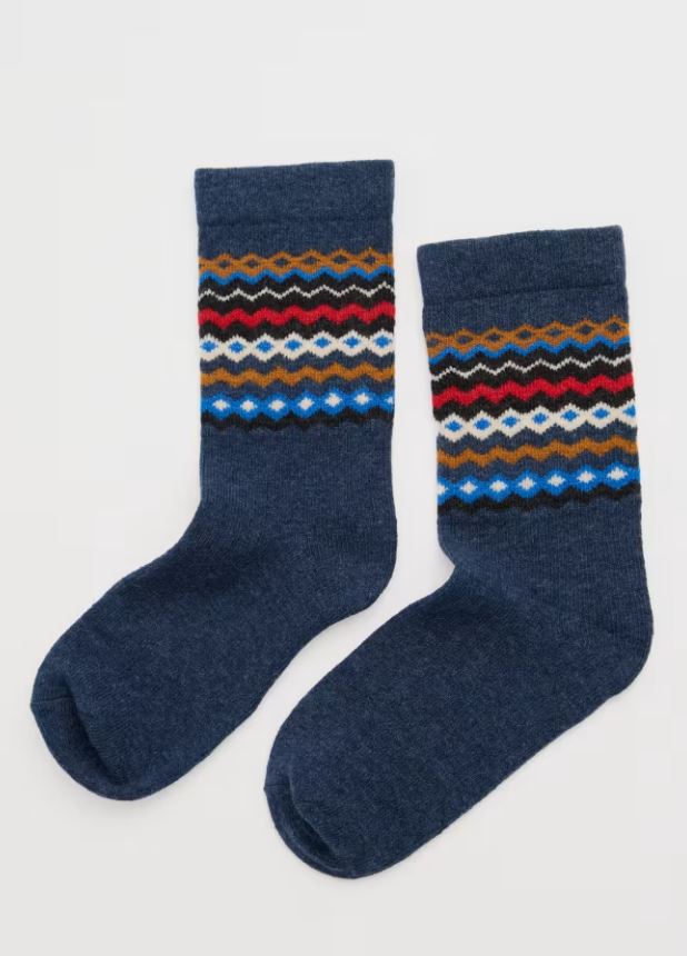 An image of the Seasalt Fair Isle Socks