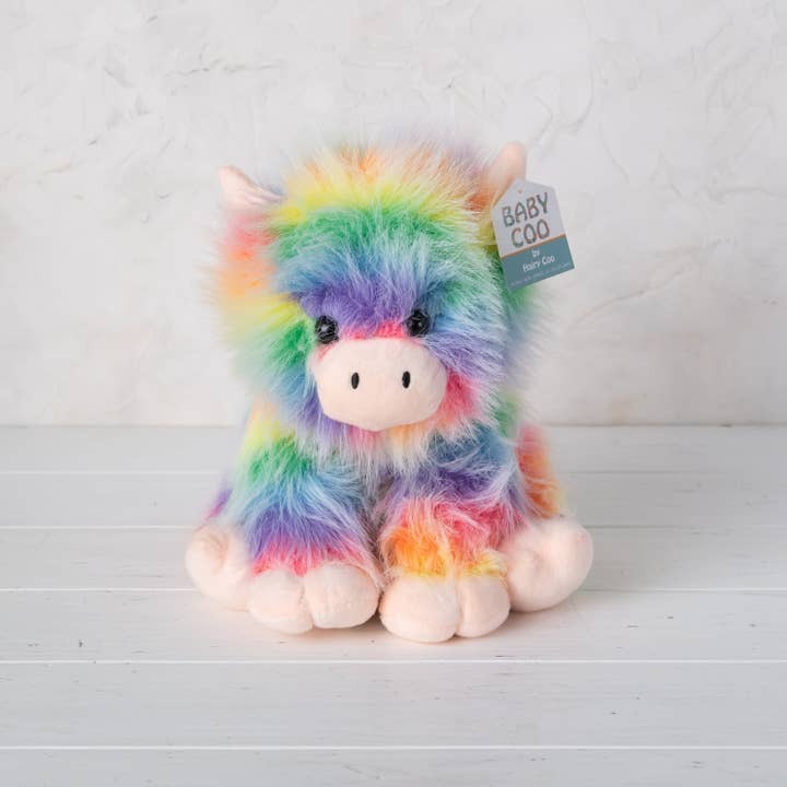 An image of the Hairy Coo Highland Cow Plush Toy