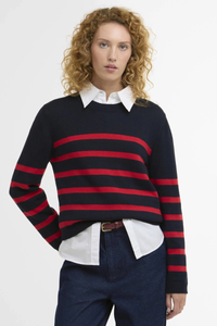 An image of the Barbour Fern Knitted Jumper
