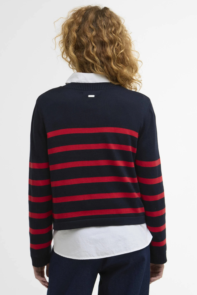 An image of the Barbour Fern Knitted Jumper