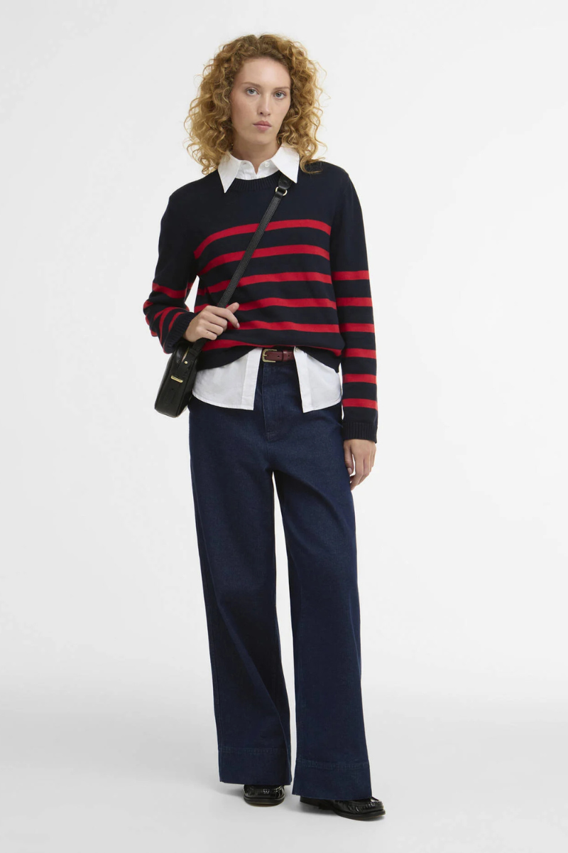 An image of the Barbour Fern Knitted Jumper