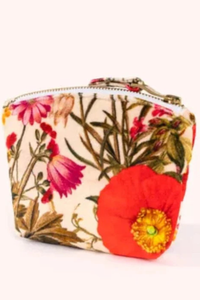 An image of the Powder Printed Velvet Mini Pouch