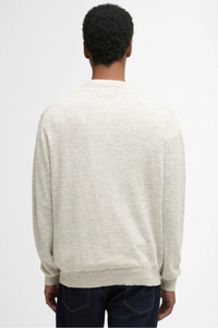 An image of the Barbour Flaxby Linen Blend Crew Neck