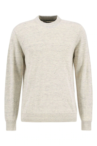 An image of the Barbour Flaxby Linen Blend Crew Neck