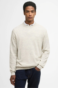An image of the Barbour Flaxby Linen Blend Crew Neck