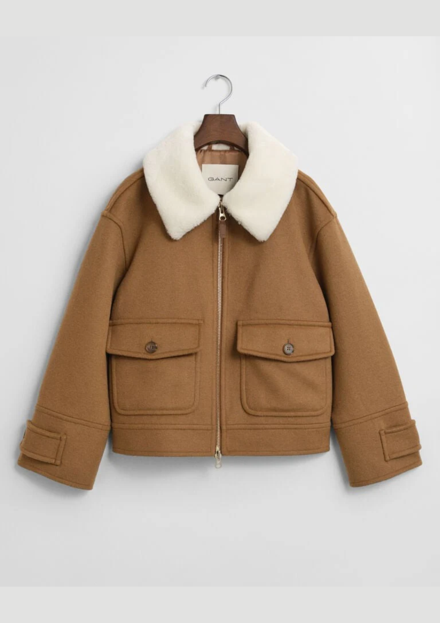 An image of the Gant Wool Blend Flight Jacket