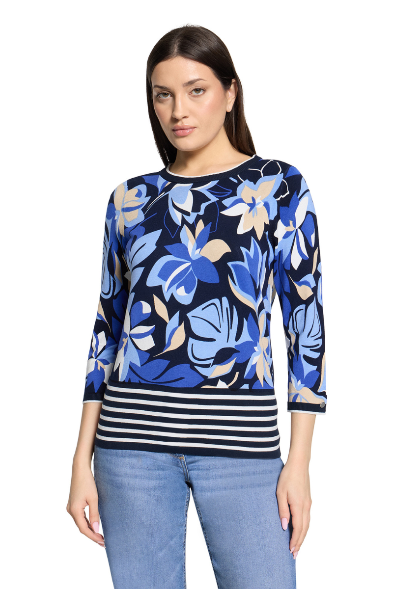 An image of the Betty Barclay 3/4 Sleeve Knitted Sweater