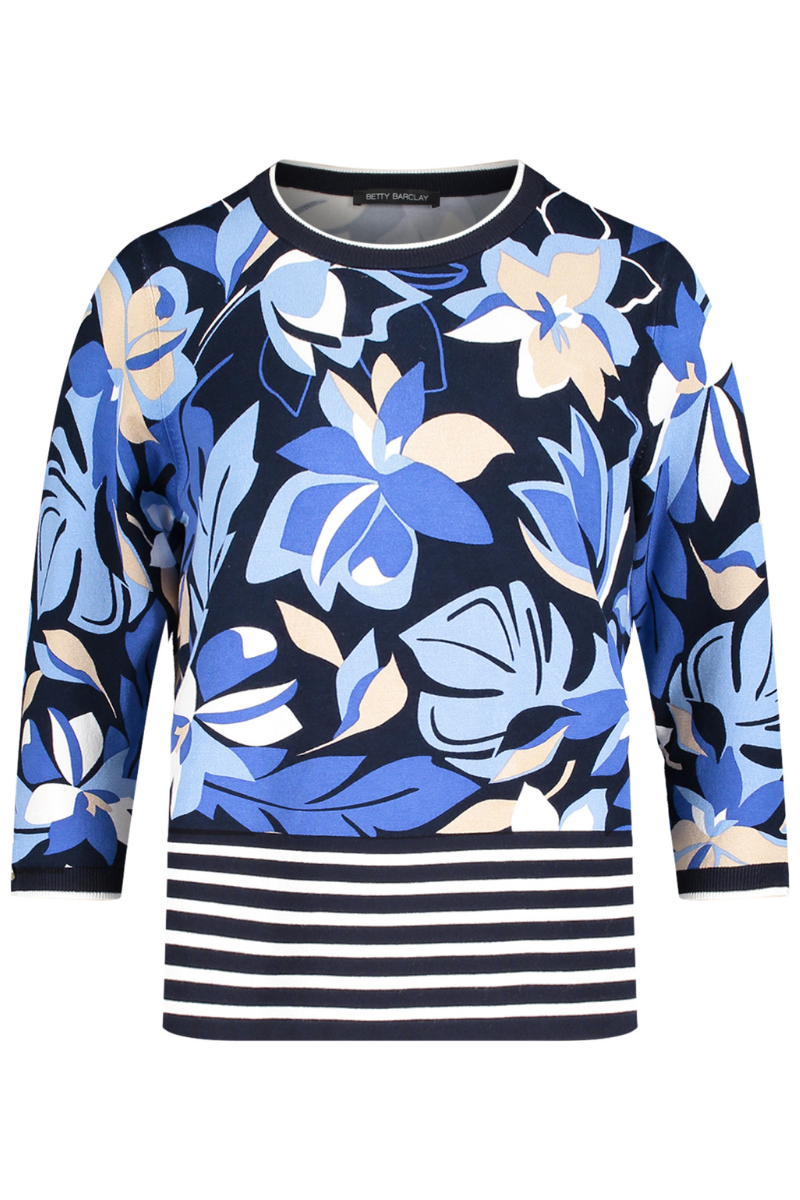 An image of the Betty Barclay 3/4 Sleeve Knitted Sweater