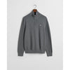 An image of the Gant Cotton Micro Textured Half Zip Sweater