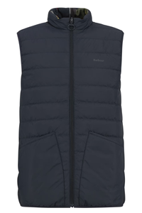 An image of the Barbour Reversible Tartan Puffer Gilet