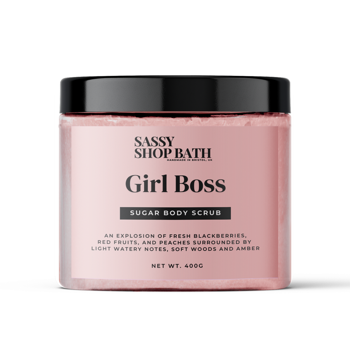 An image of the Sassy Scents Body Scrub 400g