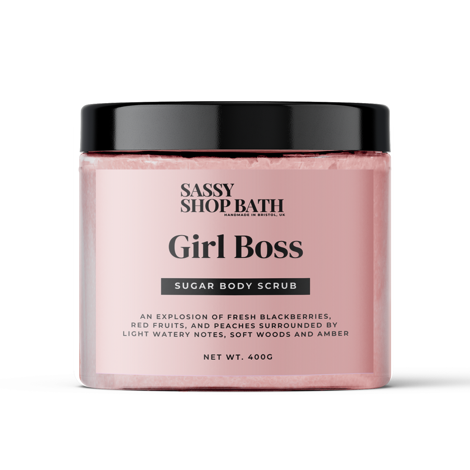 An image of the Sassy Scents Body Scrub 400g