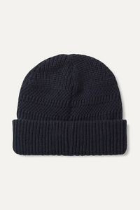 Gressenhall Waterproof Textured Stripe Roll Cuff Beanie