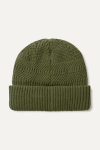 Gressenhall Waterproof Textured Stripe Roll Cuff Beanie