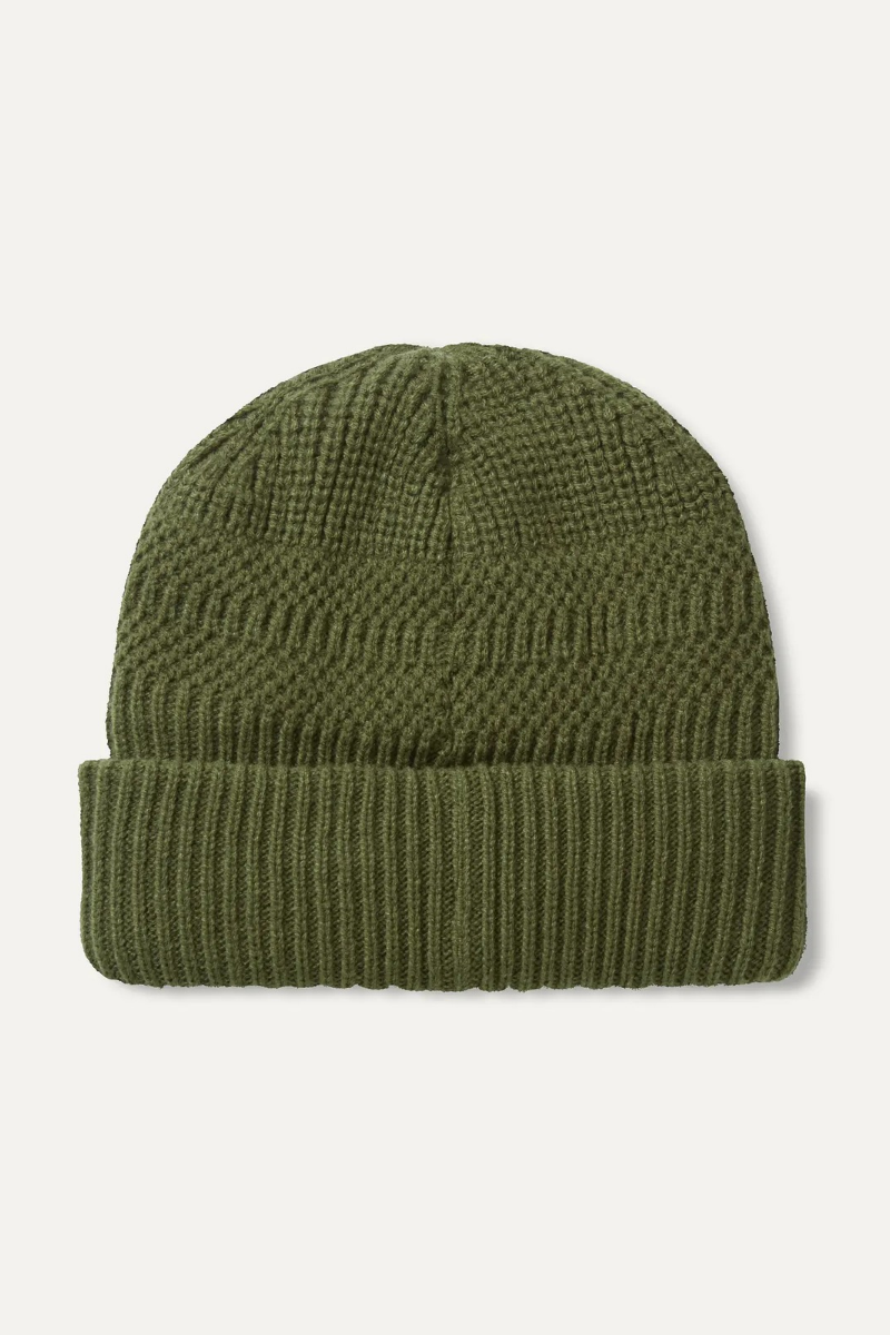 Gressenhall Waterproof Textured Stripe Roll Cuff Beanie