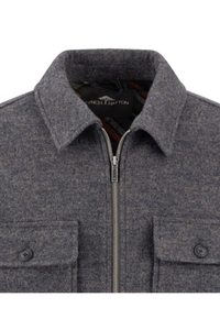 Wool Zip Overshirt