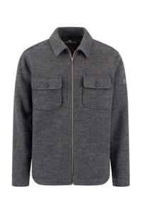 Wool Zip Overshirt