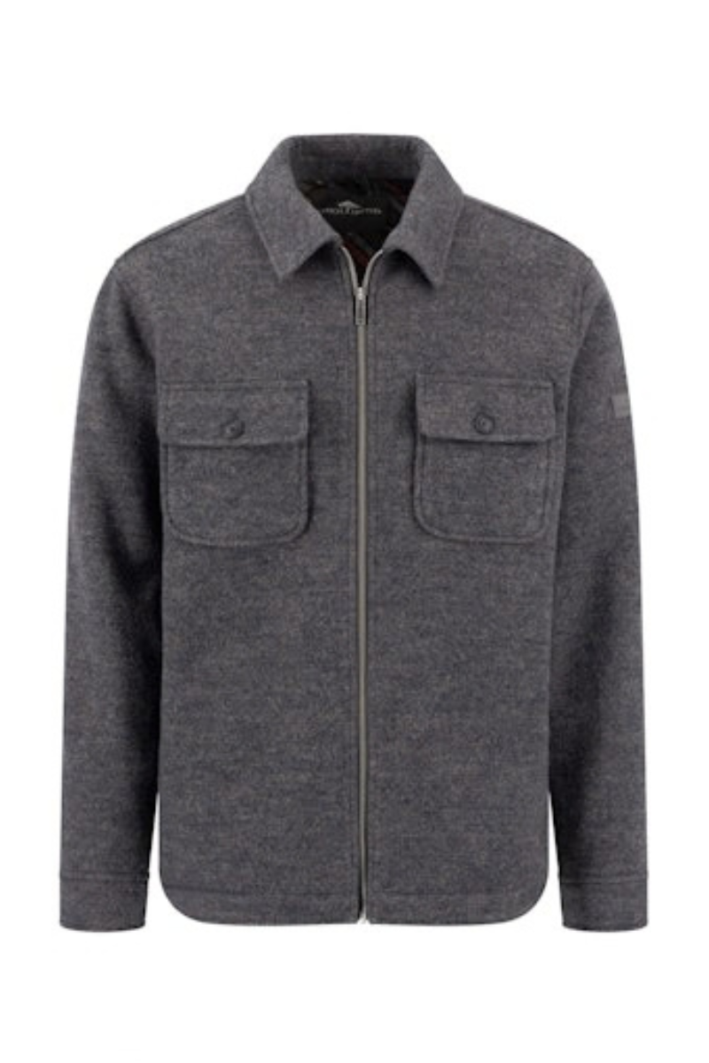 Wool Zip Overshirt