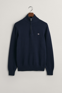 Casual Cotton Half Zip Sweater
