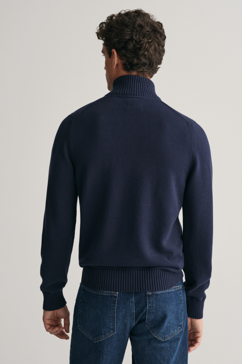 Casual Cotton Half Zip Sweater