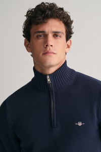Casual Cotton Half Zip Sweater