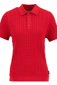 An image of the Barbour Hartland Knitted Polo Jumper