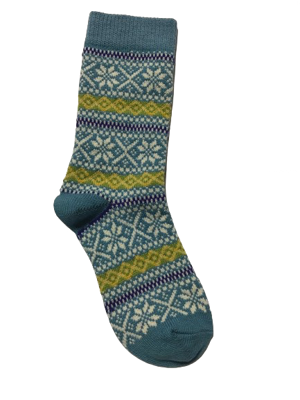 An image of the Speyside Socks Wool Fairisle Sock