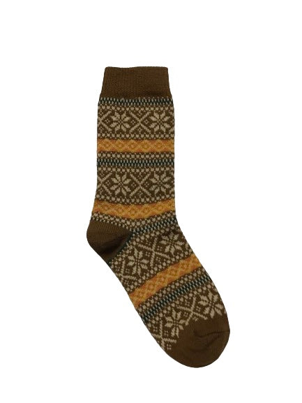 An image of the Speyside Socks Wool Fairisle Sock