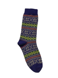 An image of the Speyside Socks Wool Fairisle Sock