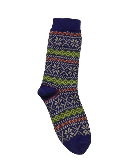 An image of the Speyside Socks Wool Fairisle Sock