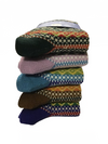 An image of the Speyside Socks Wool Fairisle Sock