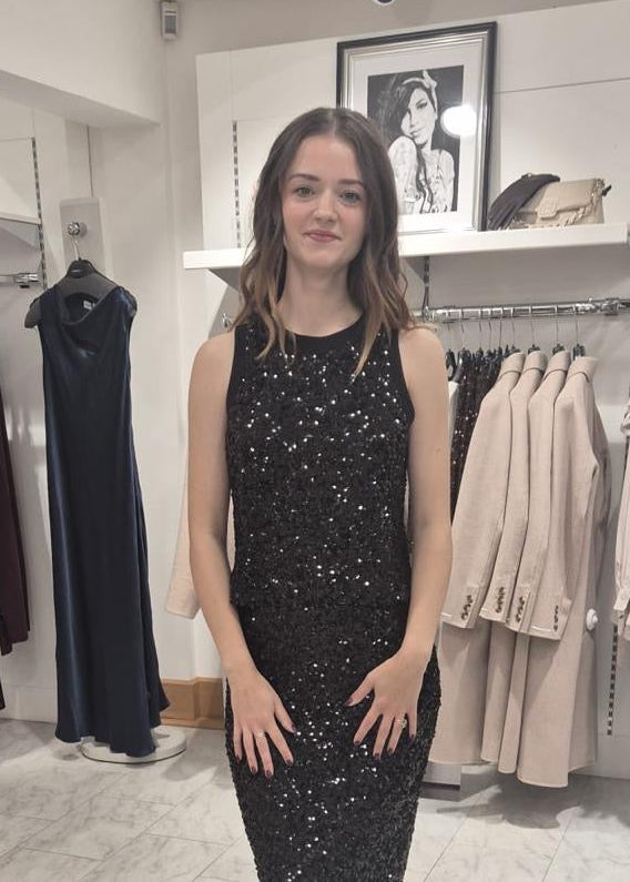 An image of the Marella Filly Black Body Top