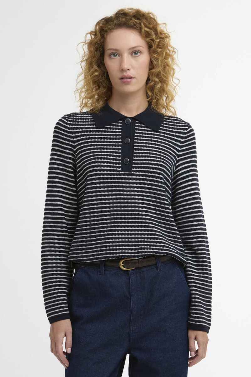 An image of the Barbour Inez Knitted Jumper