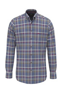 Premium Melange Check LS Shirt