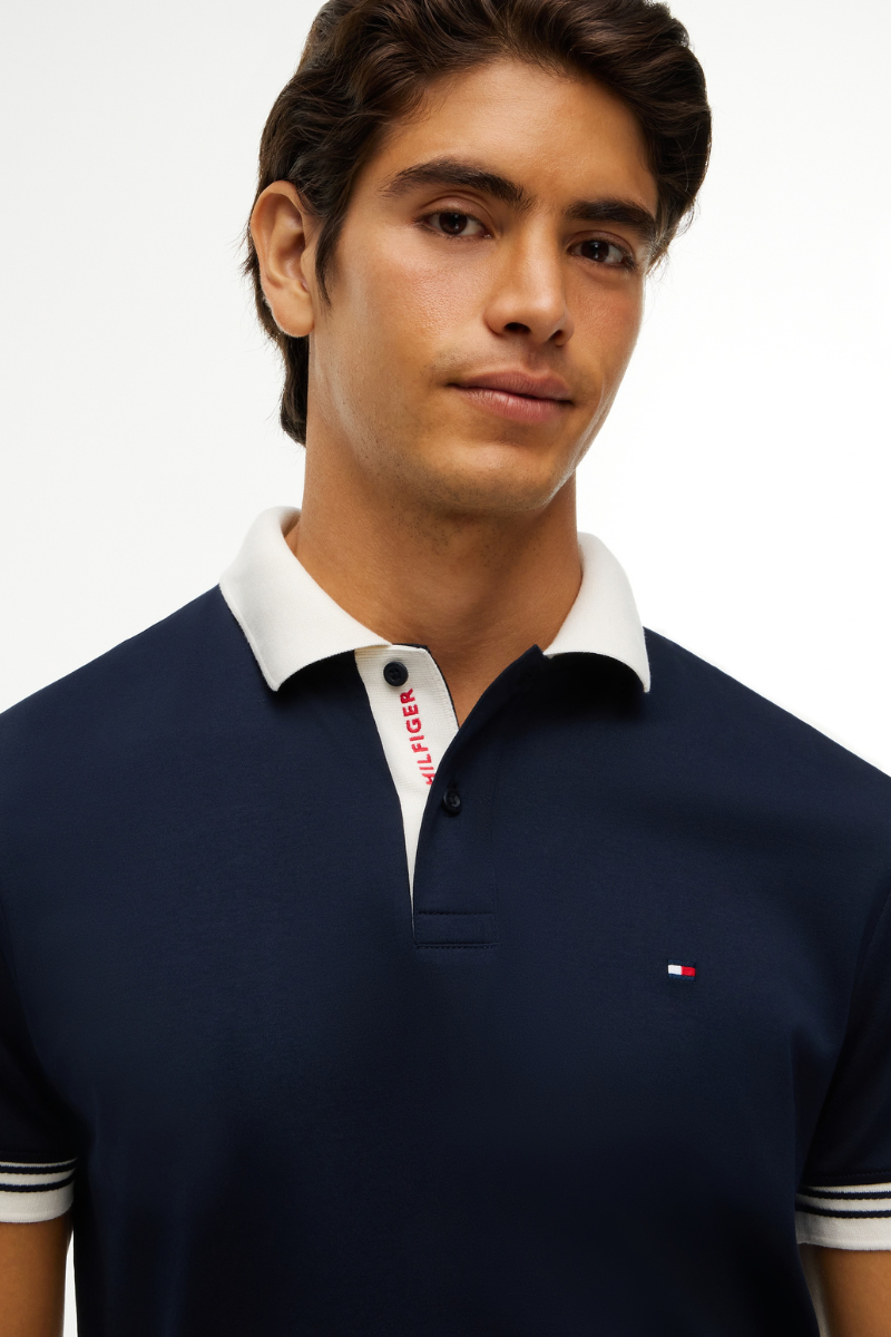 Interlock Placket Detail Reg Polo
