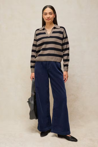 Izzy Striped Collar Jumper