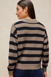 Izzy Striped Collar Jumper