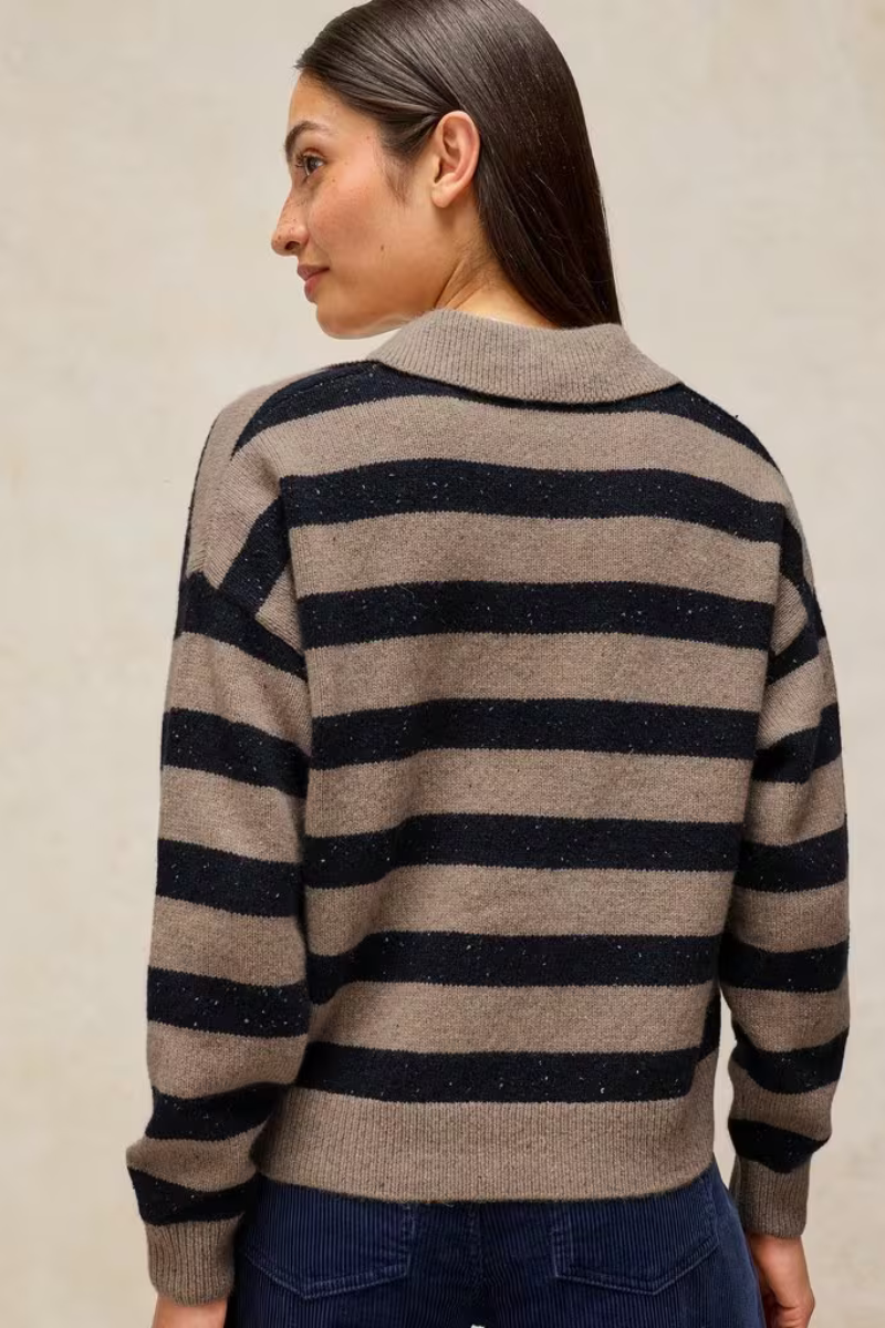 Izzy Striped Collar Jumper