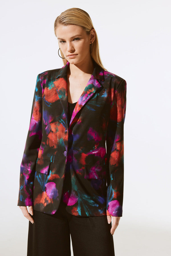An image of the Joseph Ribkoff Floral Blazer