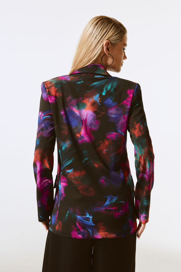An image of the Joseph Ribkoff Floral Blazer