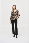 An image of the Joseph Ribkoff Animal Print Top