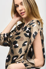 An image of the Joseph Ribkoff Animal Print Top