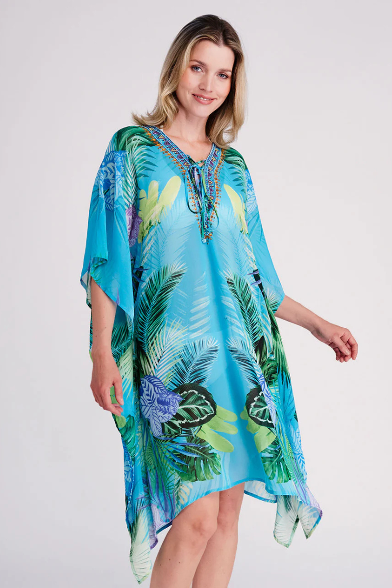 An image of the Pia Rossini Marbella Kaftan