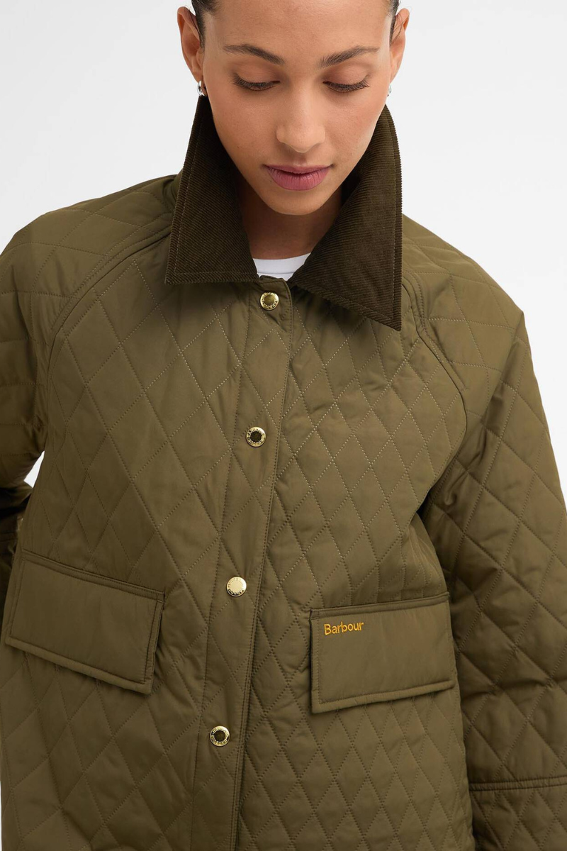 An image of the Barbour Kirby Quilted Jacket